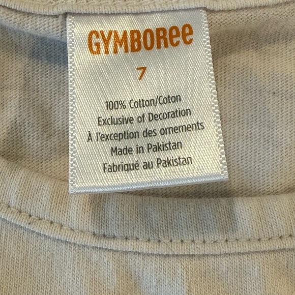 GYMBOREE girls Science Themed Cream T-Shirt/size 7 - Picture 6 of 6